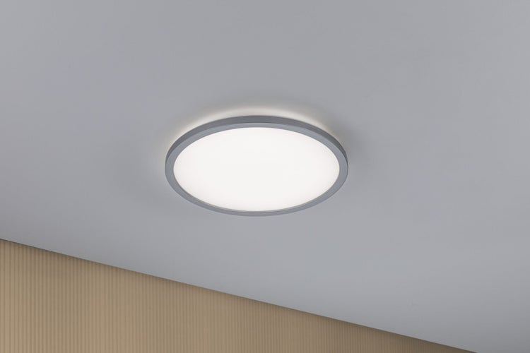LED Panel Atria Shine Backlight rund 293mm 16W 1600lm 4000K Chrom matt
