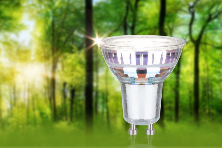 Eco-Line Standard 230V LED Reflektor GU10 1er-Set 450lm 2,5W 4000K Silber