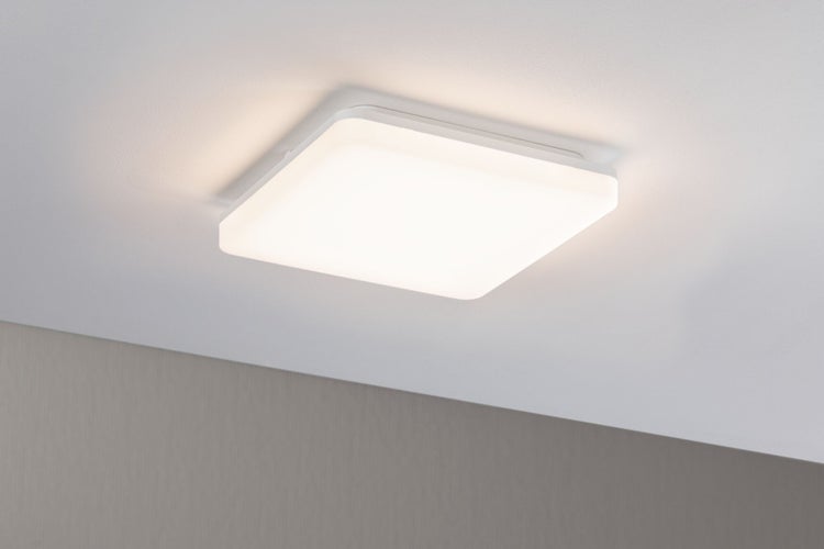 LED Panel Cela IP44 eckig 280x280mm 15,5W 1650lm White Switch Weiß matt