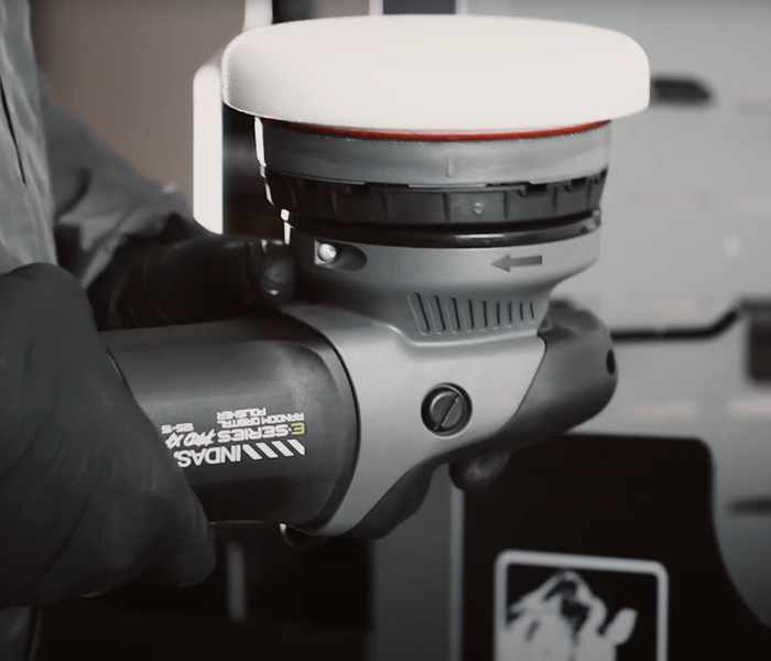 INDASA E-SERIES PRO XP Profi Poliermaschine125mm  710W bis 4500U/min 6-stufiger Polierer