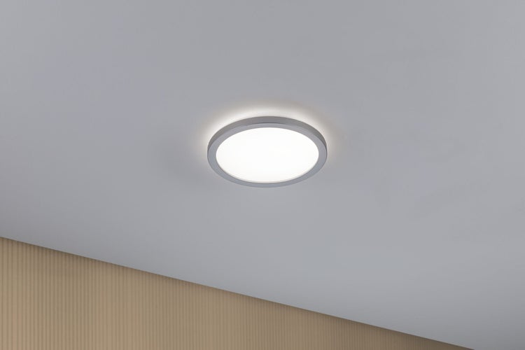 LED Panel Atria Shine Backlight rund 190mm 11,2W 850lm 4000K Chrom matt