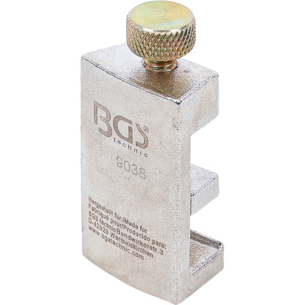 BGS Technic Parallelzwinge 9038 aus Metall mit Feststellschraube zur Fixierung