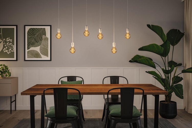 Rustic Shine Standard 230V LED Globe E27 Filament in I-Form 300lm 4,2W 1800K dimmbar Gold
