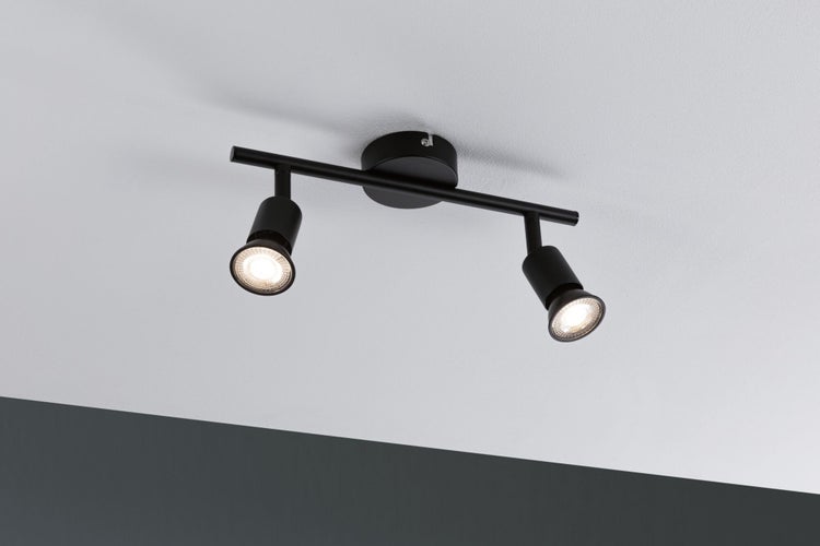 Spotlight Carolina GU10 230V max. 2x10W dimmbar Schwarz matt