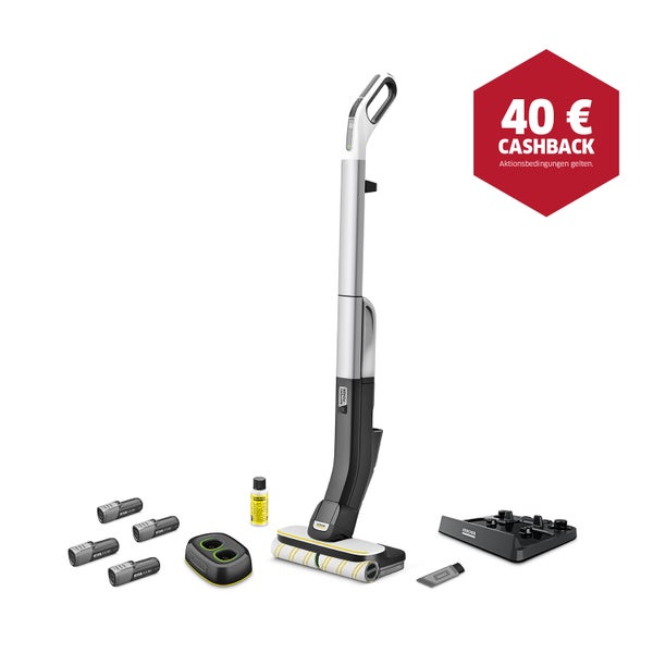 Kärcher Akku-Wischer mit Zubehör