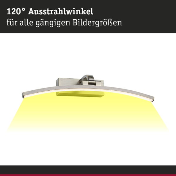 LED Bilderleuchte Bento 3000K 480lm 230V 8,5W Altmessing