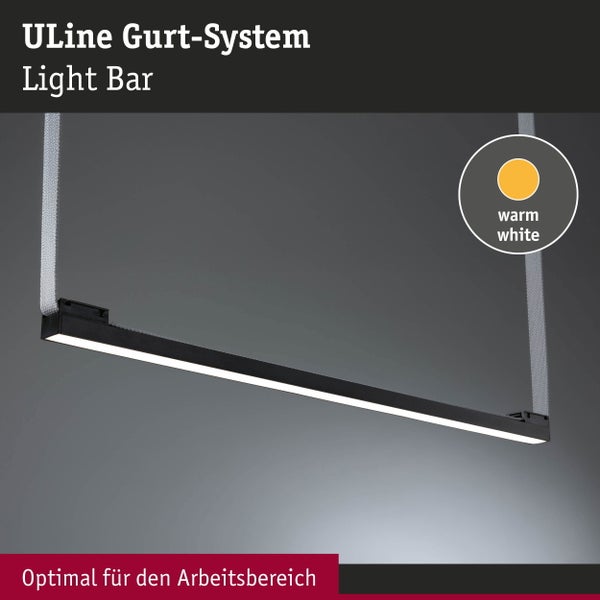 ULine LED Spot Lightbar 1025lm 18,5W 650x29mm 3000K Schwarz