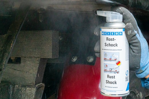 WEICON Rost-Schock|chemischer Schraubenschlüssel zum Lösen von Verschraubungen|400 ml|transparent