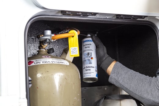 WEICON Lecksuch-Spray|Risse und Undichtigkeiten an Druckleitungen auffinden|400 ml|weiß, milchig