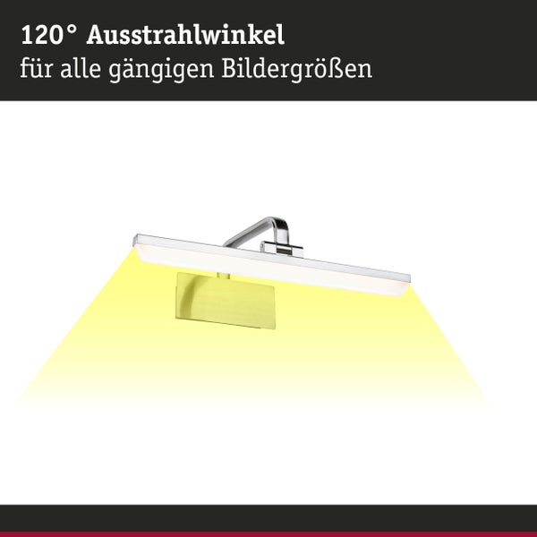 LED Bilderleuchte Renan 3000K 600lm 230V 9,5W Alu gebürstet