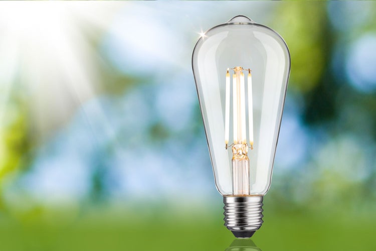 Eco-Line Filament 230V LED Kolben ST64 E27 806lm 4,3W 3000K dimmbar Klar