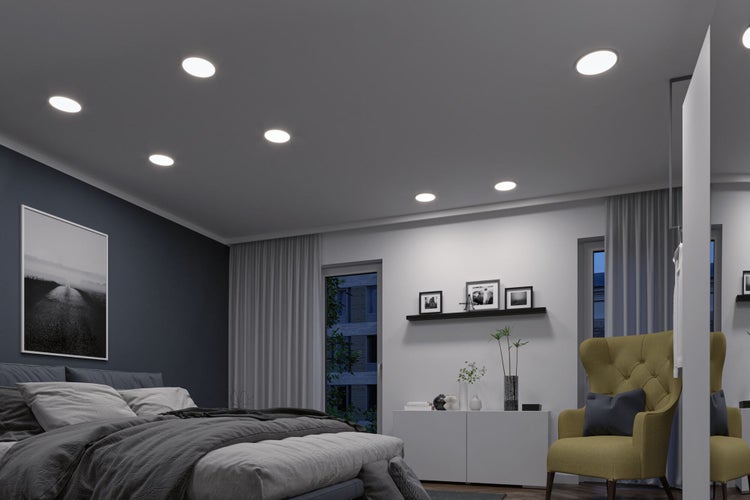 VariFit LED Einbaupanel Smart Home Zigbee 3.0 Areo IP44 rund 230mm 16W 1400lm Tunable White Weiß dimmbar
