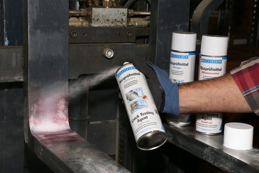 WEICON Rissprüfmittel Entwickler|Entwickler für die zerstörungsfreie Werkstoffprüfung|500 ml|weiß
