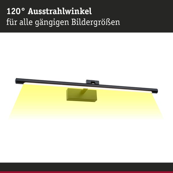 LED Bilderleuchte Mingo 3000K 810lm 230V 11W Schwarz