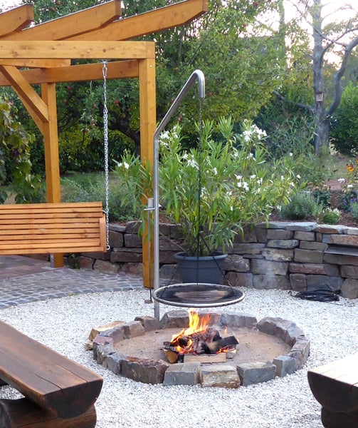 Libatherm Edelstahl-Schwenker Grillgalgen 50 cm Ausleger Schwenkgrill