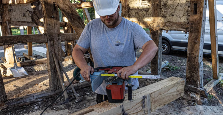 Stabila Meterstab Holz gelb-weiß 200 cm - 1 Stück
