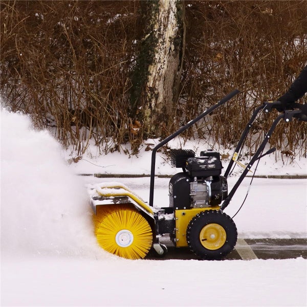 Kehrmaschine Benzin TEXAS Handy Sweep 650TGE 2in1 mit E-Start & Schneeschild – 212ccm Power für Hof & Winter