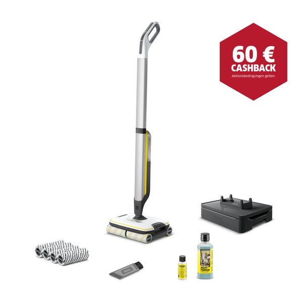 Kärcher Hartbodenreiniger mit Zubehör und 60 Euro Cashback Aktion