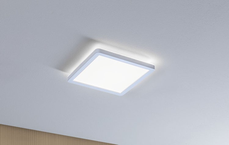 LED Panel Atria Shine Backlight IP44 eckig 190x190mm 11,2W 900lm 4000K Weiß
