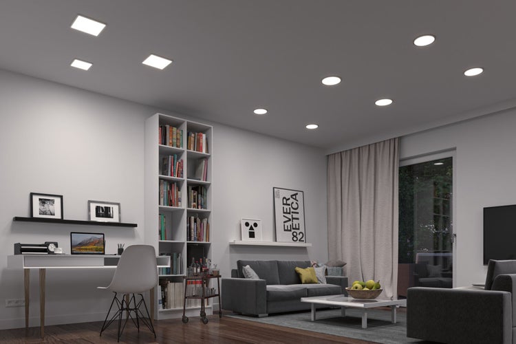 VariFit LED Einbaupanel Smart Home Zigbee 3.0 Areo IP44 eckig 230x230mm 16W 1400lm Tunable White Weiß dimmbar