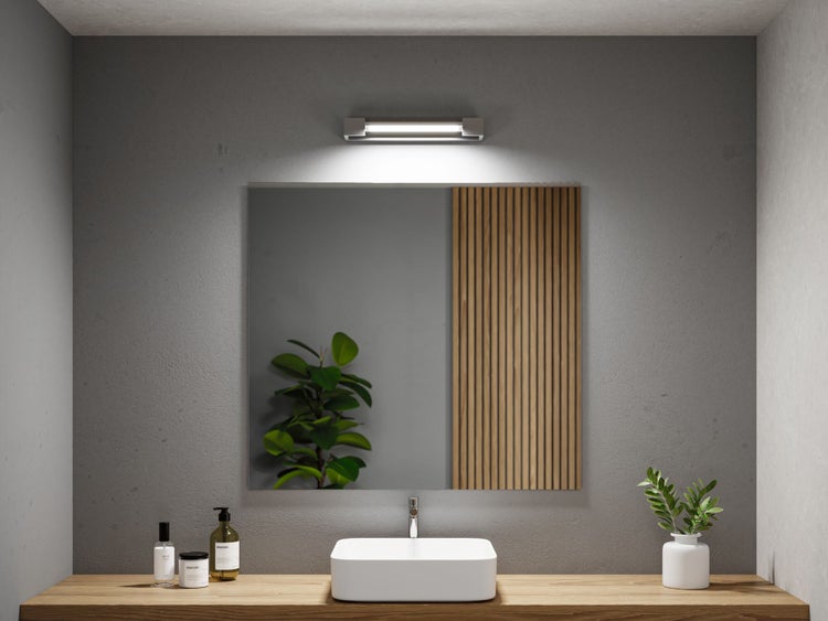 Selection Bathroom LED Wandleuchte Lucille IP44 2700K 1000lm 230V 11W dimmbar Alu matt