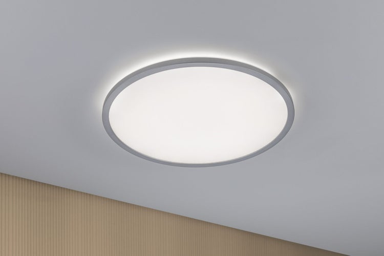 LED Panel 3-Step-Dim Atria Shine Backlight rund 420mm 22W 2300lm 4000K Chrom matt dimmbar