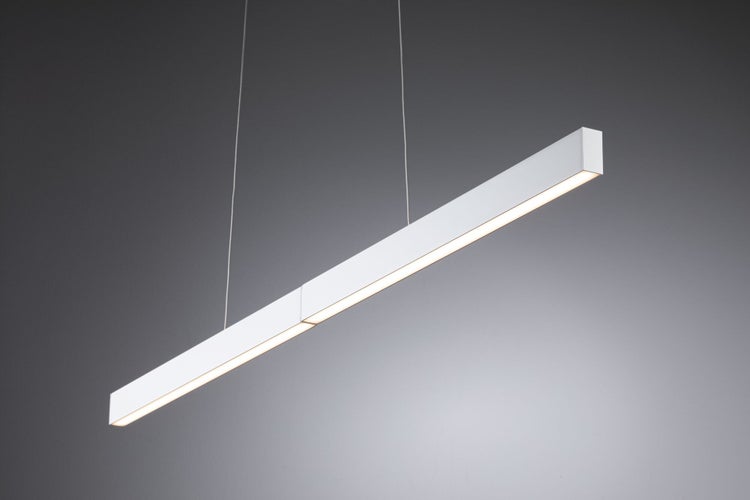 LED Pendelleuchte Smart Home Zigbee 3.0 Aptare 2700K dimmbar 1800lm / 1800lm 2x18W Weiß matt