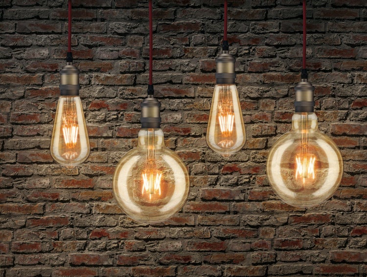 1879 Filament 230V 3-Step-Dim LED Kolben Rustika E27 3 Step Dim 470lm 6W 1800K dimmbar Gold