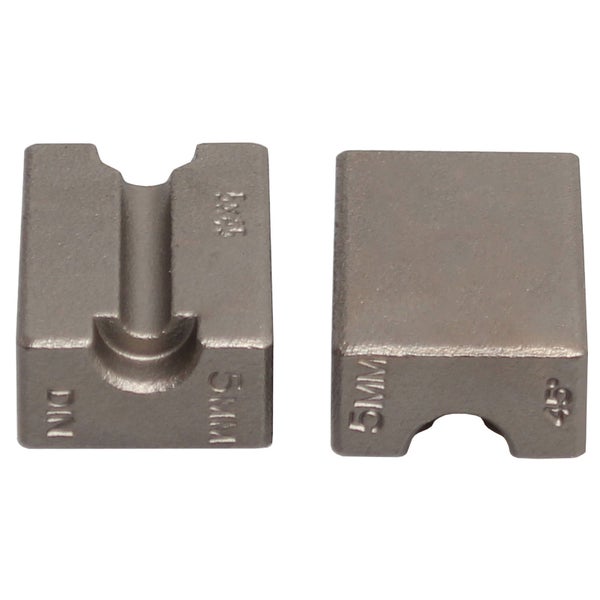 Pressbacken für Rohre, 5 Millimeter