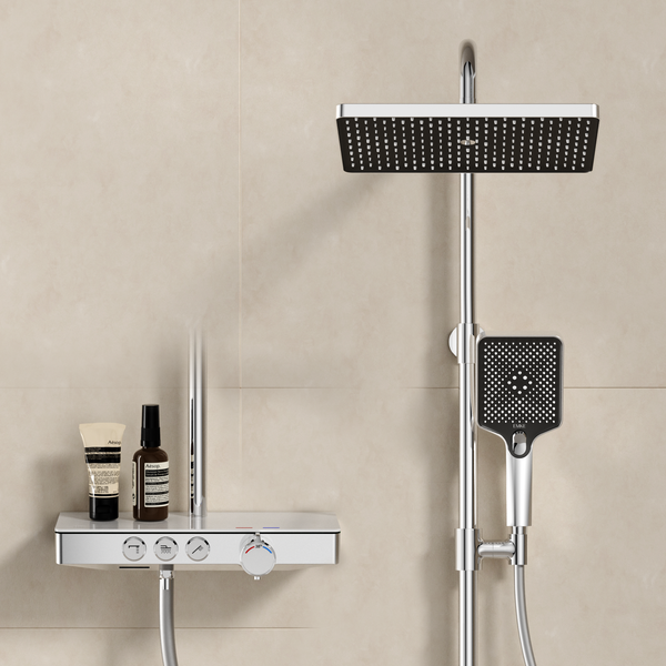 Duschsystem mit Kopfbrause und Handbrause