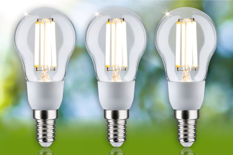 Eco-Line Filament 230V LED Tropfen E14 3er-Set 100mm 3x525lm 3x2,5W 3000K Klar