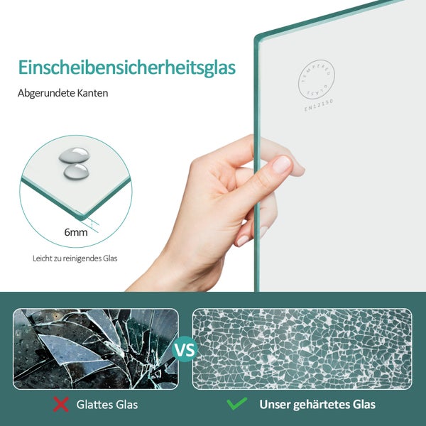 EMKE Badewannenaufsatz 70 x 140 cm, Duschwand für Badewanne, 6 mm ESG-Sicherheitsglas mit Nano-Beschichtung, Schwenktür mit Hebe-Senk-Funktion, Chrom