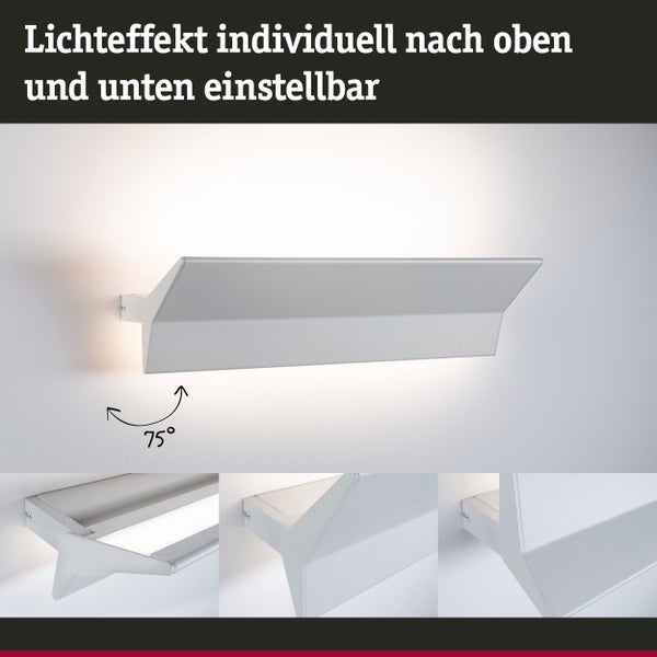 LED Wandleuchte Smart Home Zigbee 3.0 Stine Tunable White 1400lm / 410lm 230V 13W dimmbar Weiß matt