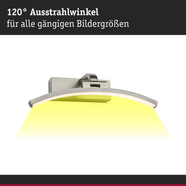 LED Bilderleuchte Bento 3000K 300lm 230V 6W Altmessing