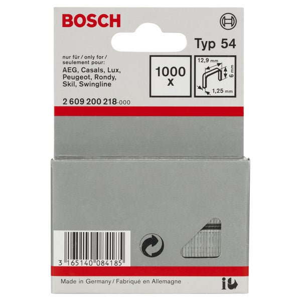 Bosch Typ 54 Klammern, 1000 Stück