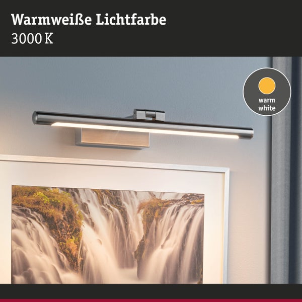 LED Bilderleuchte Mingo 3000K 510lm 230V 9,5W Alu gebürstet
