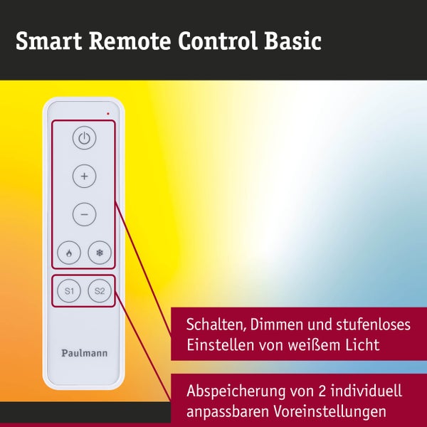 Paulmann Fernbedienung Smart Home Zigbee 3.0 Steuerung ohne App oder Gateway