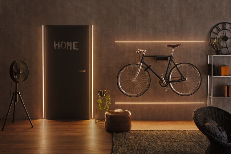 LED Strip Profil Square 2m Schwarz
