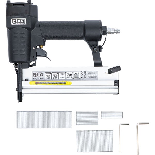 BGS technic Druckluftnagler mit Munition und Inbusschlüsseln