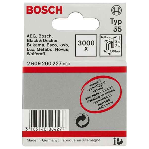 Bosch Typ 55 Klammern, 3000 Stück