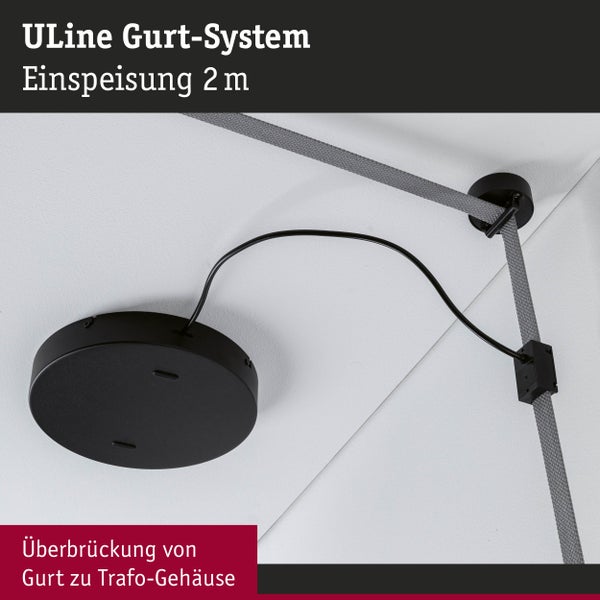 ULine Zubehör Einspeisung 47x26mm Schwarz