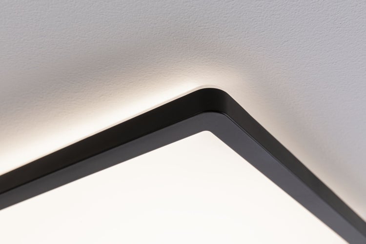LED Panel 3-Step-Dim Atria Shine Backlight eckig 420x420mm 22W 2200lm 3000K Schwarz dimmbar