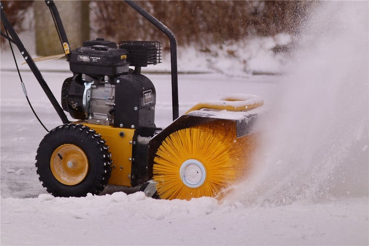 Kehrmaschine Benzin TEXAS Handy Sweep 650TG 2in1 mit Schneeschild – 212ccm Power für Hof & Winterdienst