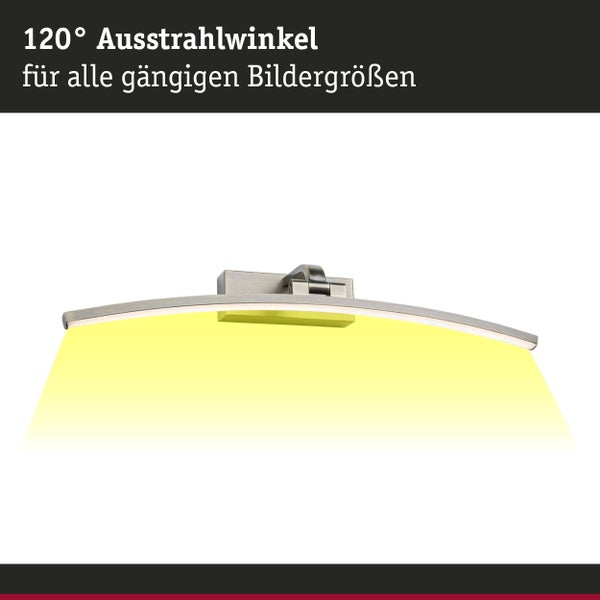 LED Bilderleuchte Bento 3000K 520lm 230V 10W Altmessing