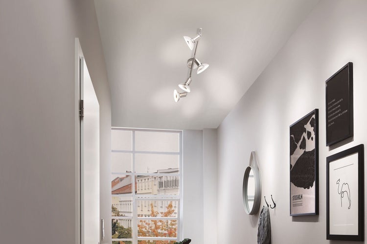 Spotlight Carolina GU10 230V max. 4x10W dimmbar Nickel matt