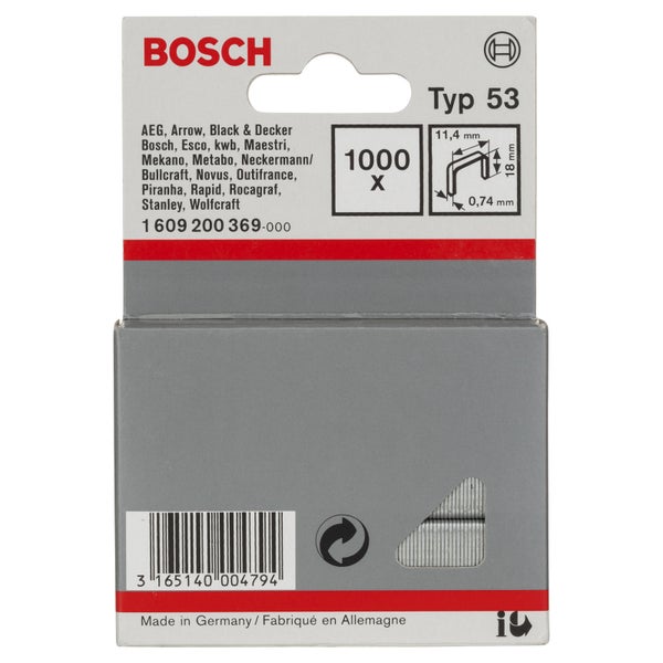 Bosch Typ 53 Klammern, 1000 Stück