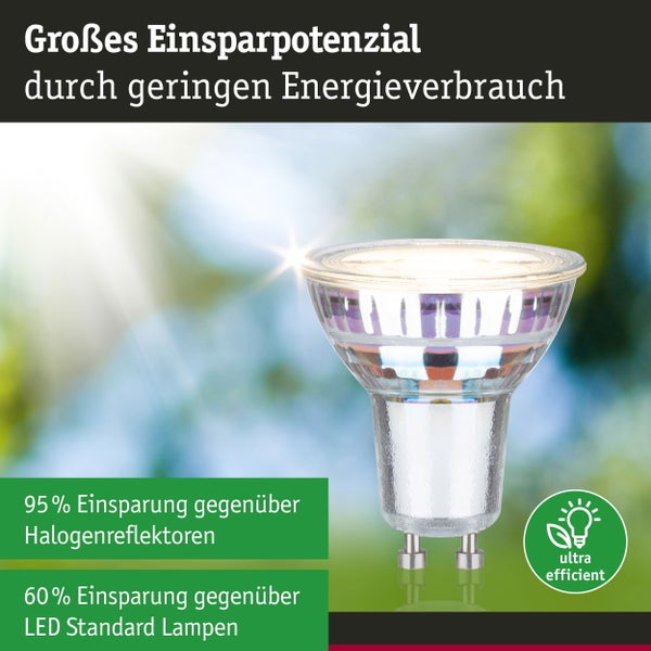 Eco-Line Set LED Reflektor GU10 5x450lm 5x2,5W 3000K Silber