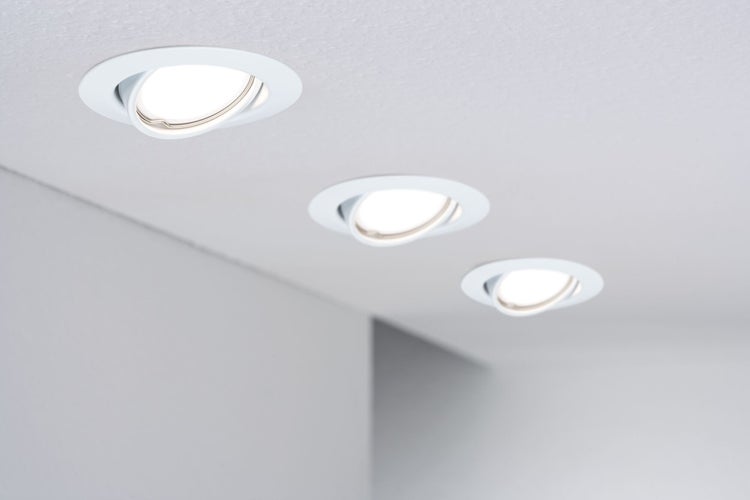 LED Einbauleuchte Base Basisset schwenkbar rund 90mm 20° GU10 3x5W 3x350lm 230V 3000K Weiß