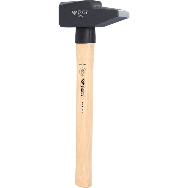 Brilliant Tools Fäustel mit Hickory-Griff, 1600 Gramm