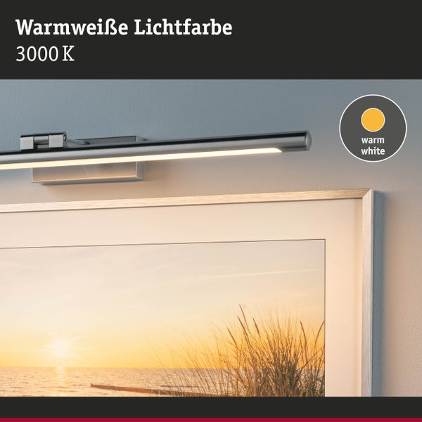 LED Bilderleuchte Mingo 3000K 810lm 230V 11W Alu gebürstet